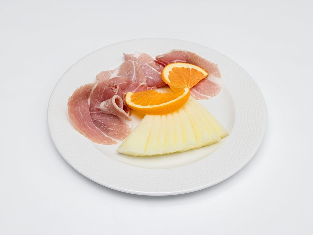 Prosciutto and melon, a fresh, sunny Sicilian-style antipasto